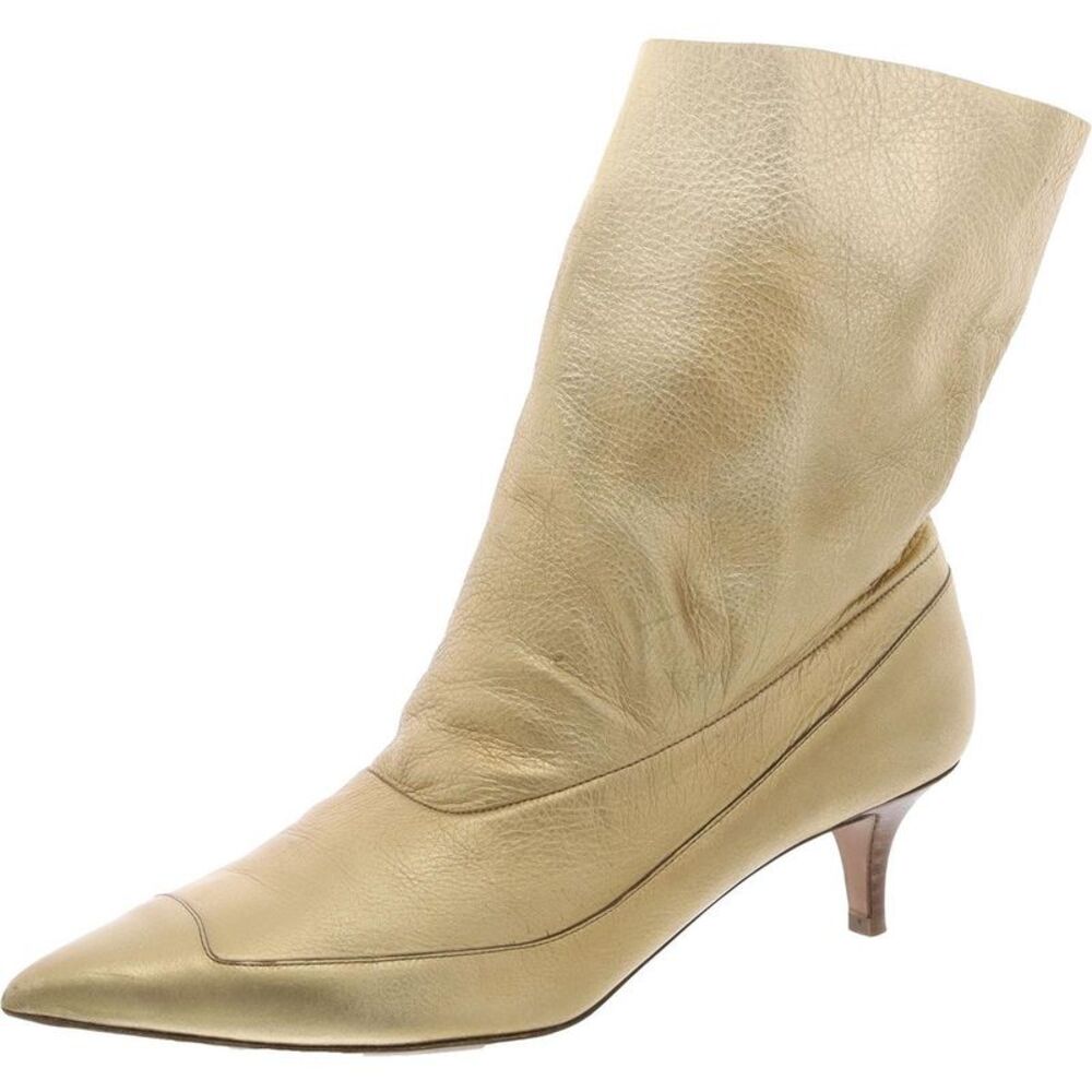 M by Missoni Metallic Gold Ankle Booties
